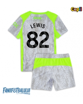 Manchester City Rico Lewis #82 Echipament de Fotbal Replică 2025-26 Copii Treilea (+ Șorturi)